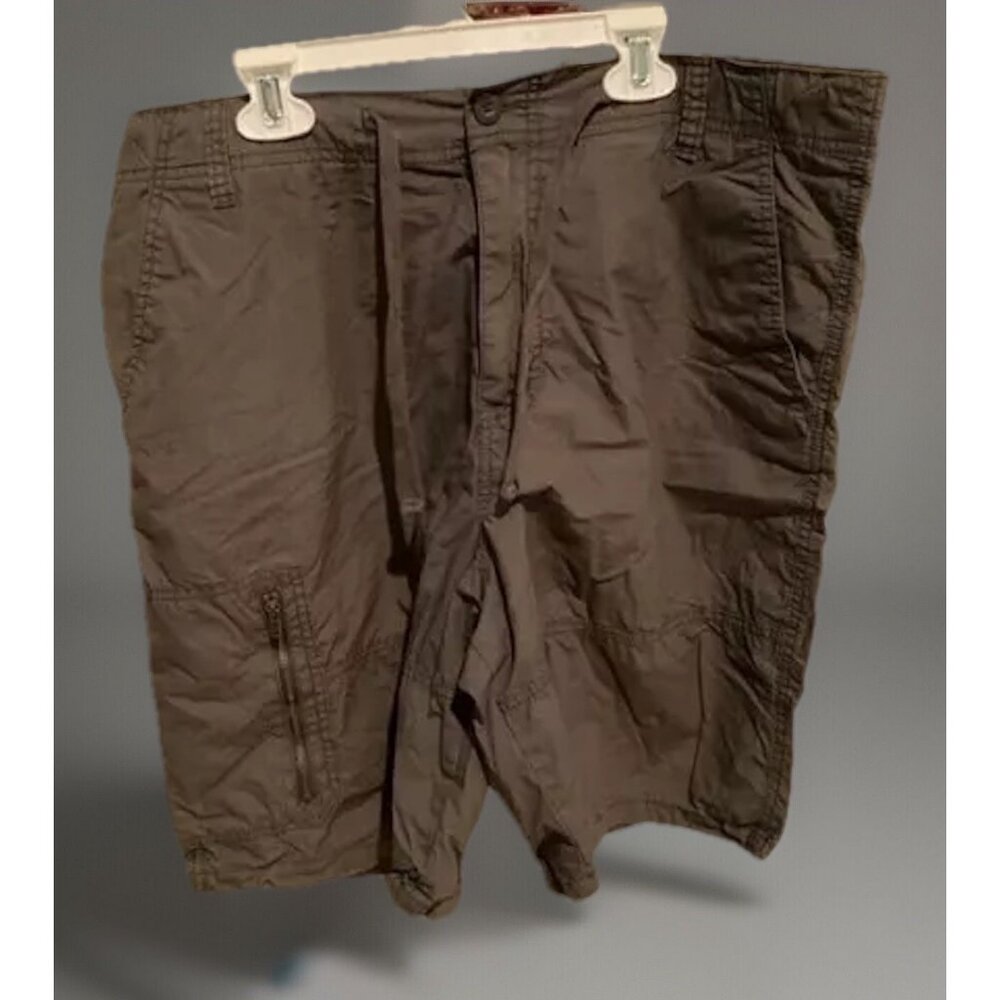 Old Navy Grey Cargo Shorts Mesh Pockets Large